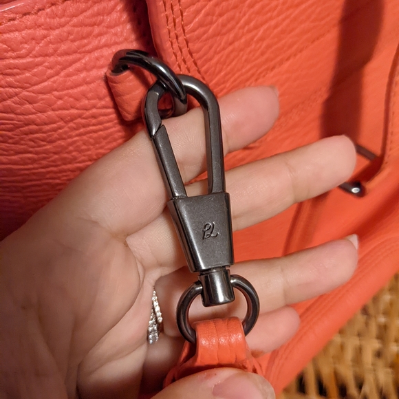 PHILLIP LIM 3.1 Textured Calfskin Large Pashli Satchel Coral - Picture 4 of 16